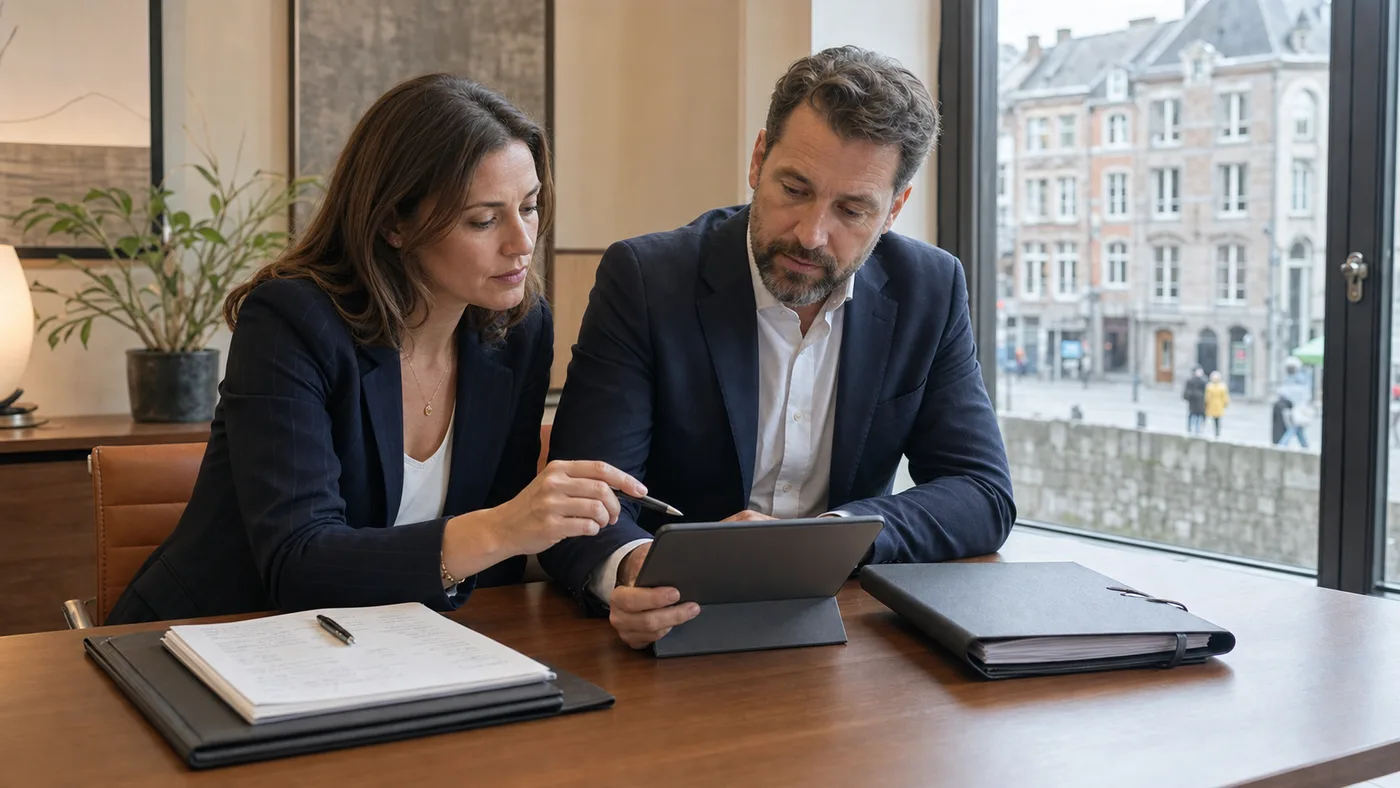Porto business owner and lawyer drafting a safe Google review response