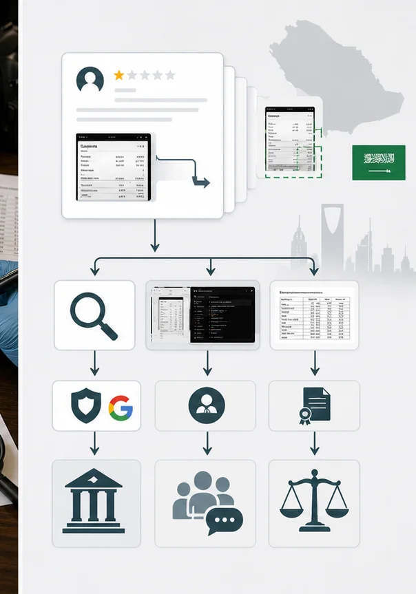مراجعة Google تستخدم لقطات شاشة أو مستندات مزيفة في المملكة العربية السعودية