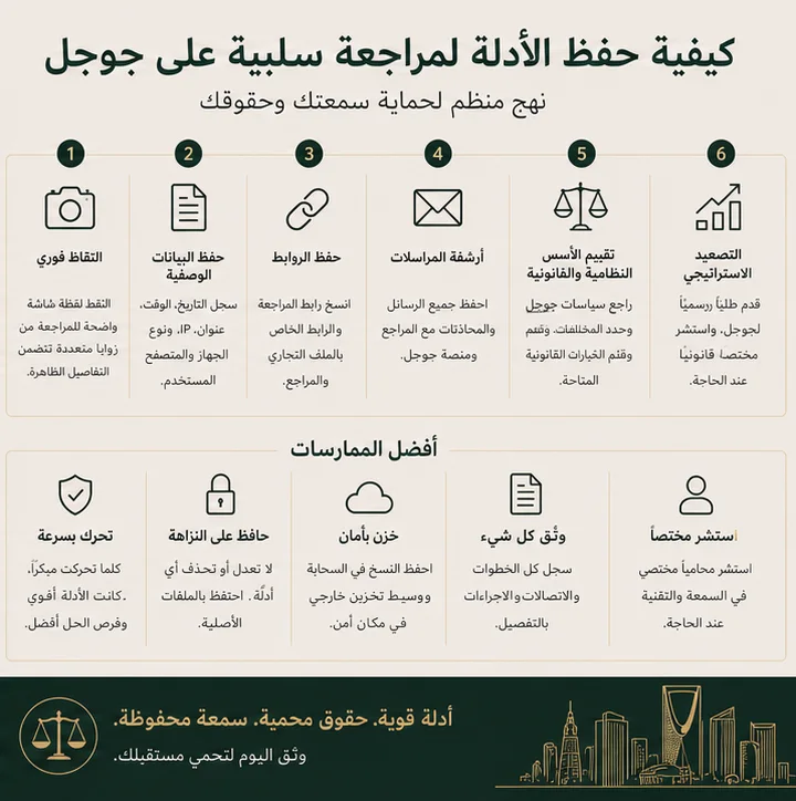 Google Review Evidence Preservation In Saudi Arabia: A Practical Chain-Of-Custody Guide