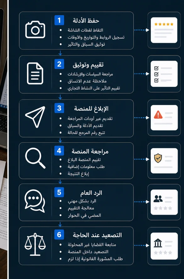 مراجعة Google تتهم شركة بقمع المراجعة في المملكة العربية السعودية