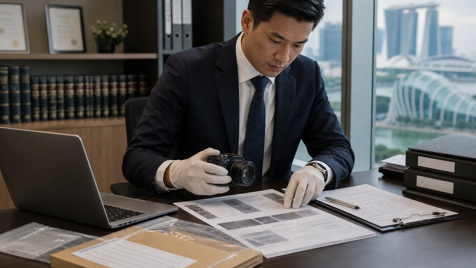Singapore digital chain of custody for suspicious Google review evidence