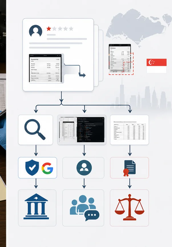 Google Review Using Fake Screenshots Or Documents In Singapore