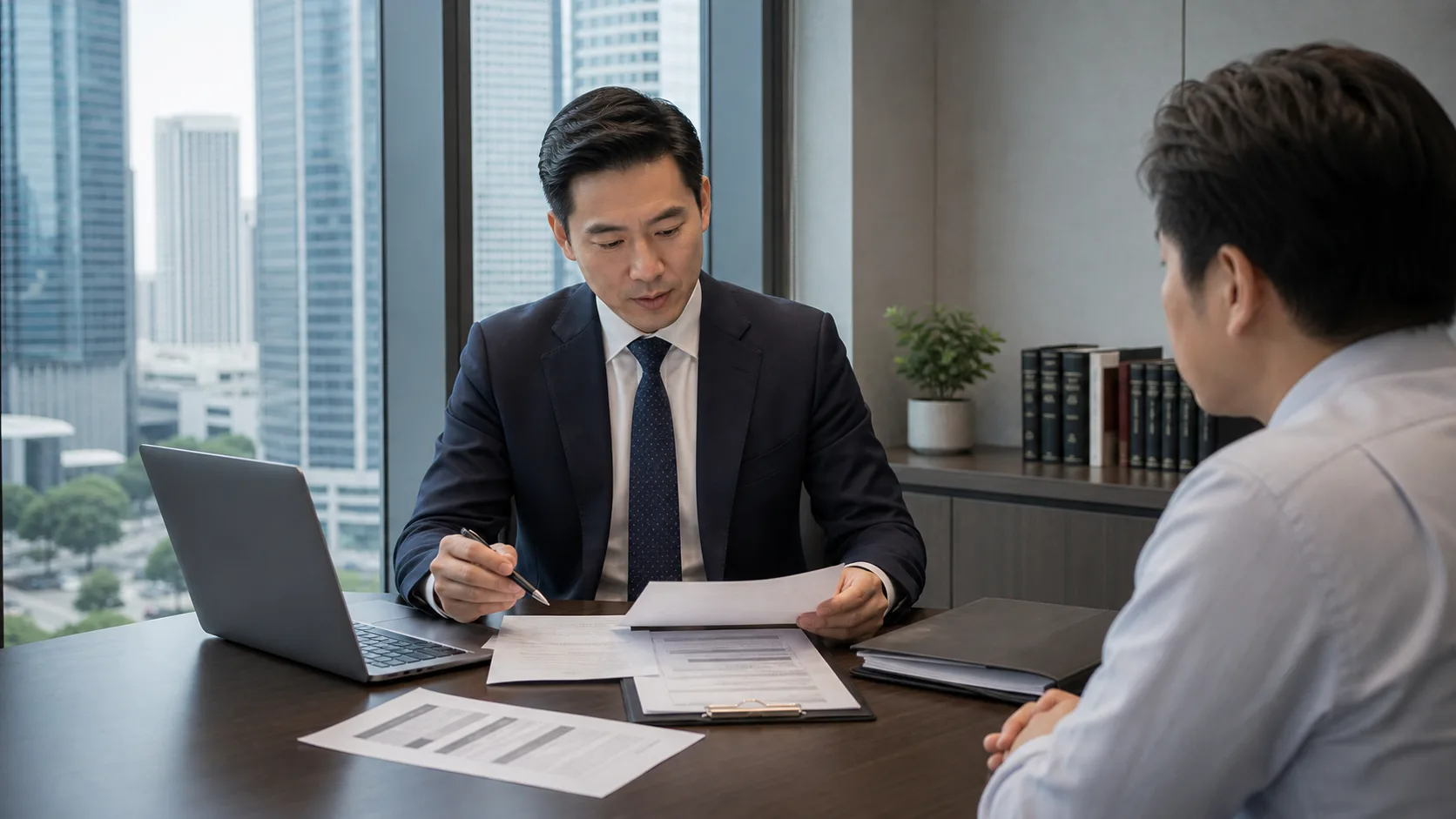 Singapore lawyer preparing a Google policy report and letter of demand
