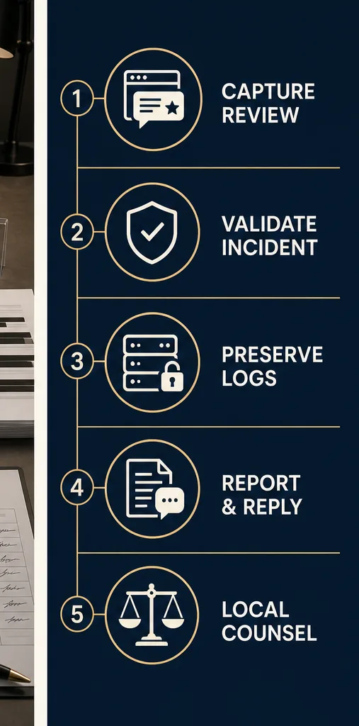 Google Review Alleging A Data Breach Or Cybersecurity Failure In Singapore: Evidence And Response Strategy