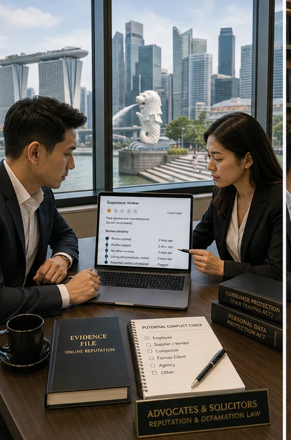 Supplier, Contractor Or Agency Google Reviews In Singapore: Conflict-Of-Interest Removal Strategy