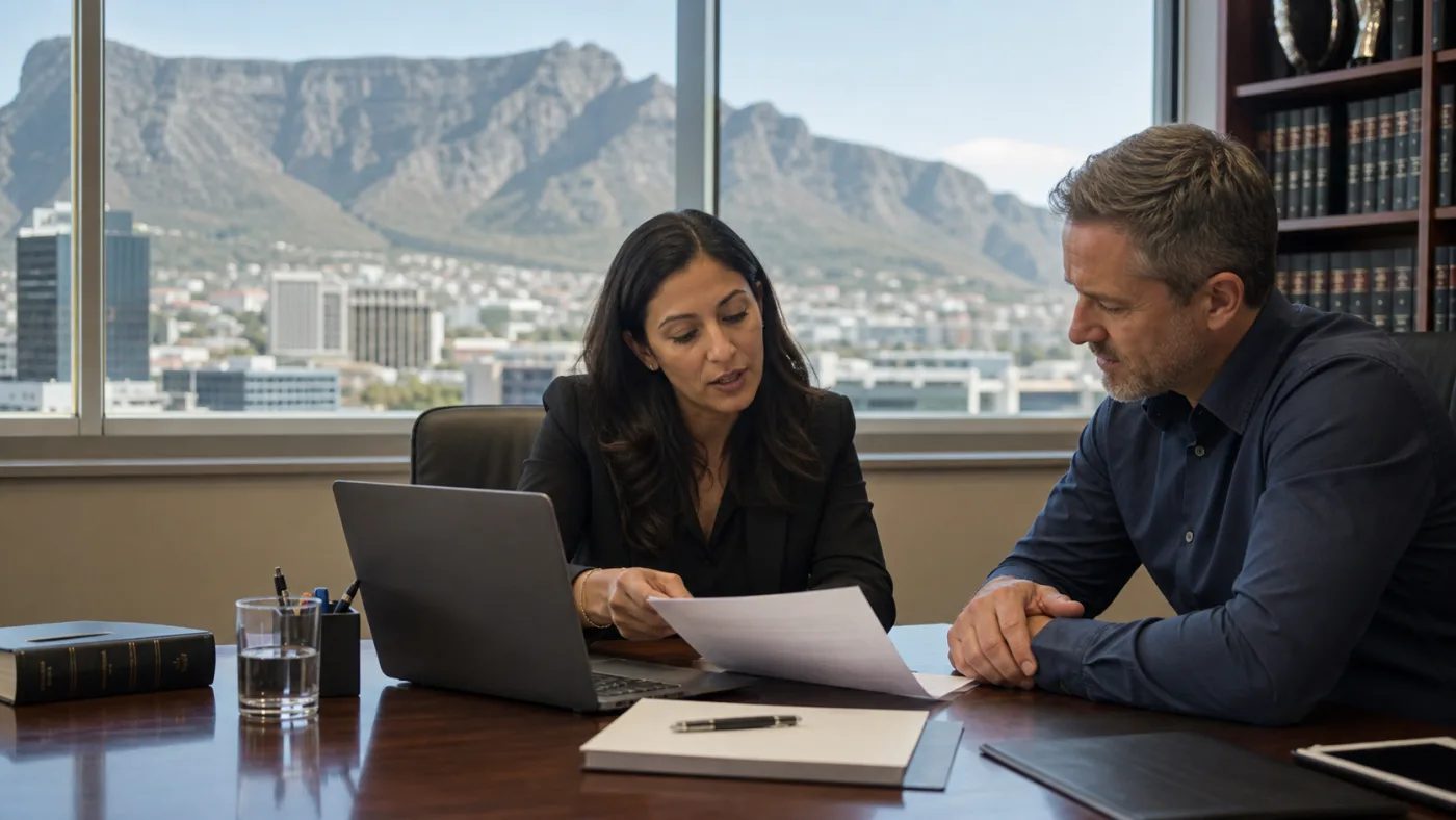 Cape Town lawyer advising a business on Google review response strategy