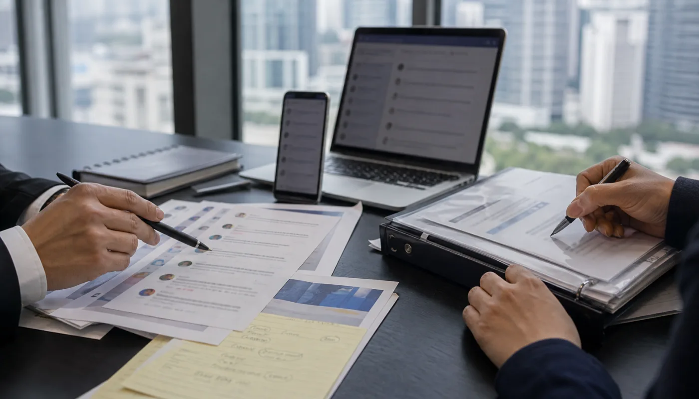 Digital evidence file for a defamatory Google review in South Korea