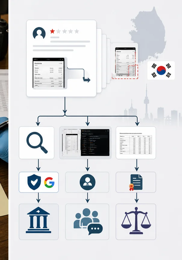 Google Review Using Fake Screenshots Or Documents In South Korea