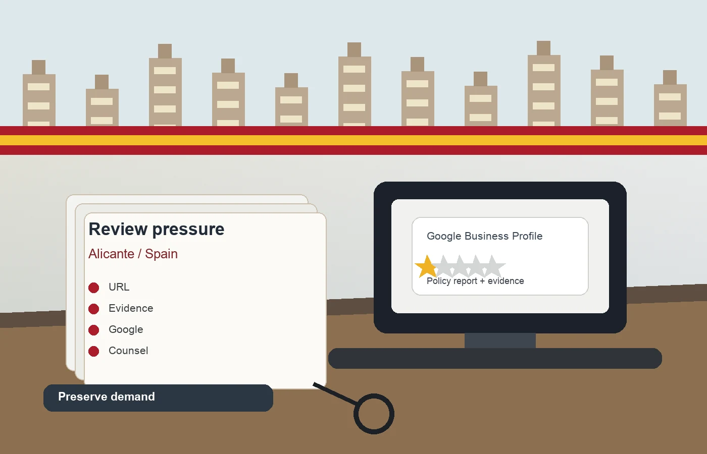 Google Review Blackmail In Spain: Evidence, Reporting, And Proportionate Escalation