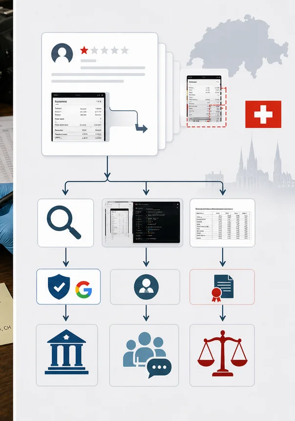 Avis Google Utilisant De Faux Screenshots Ou Documents En Suisse