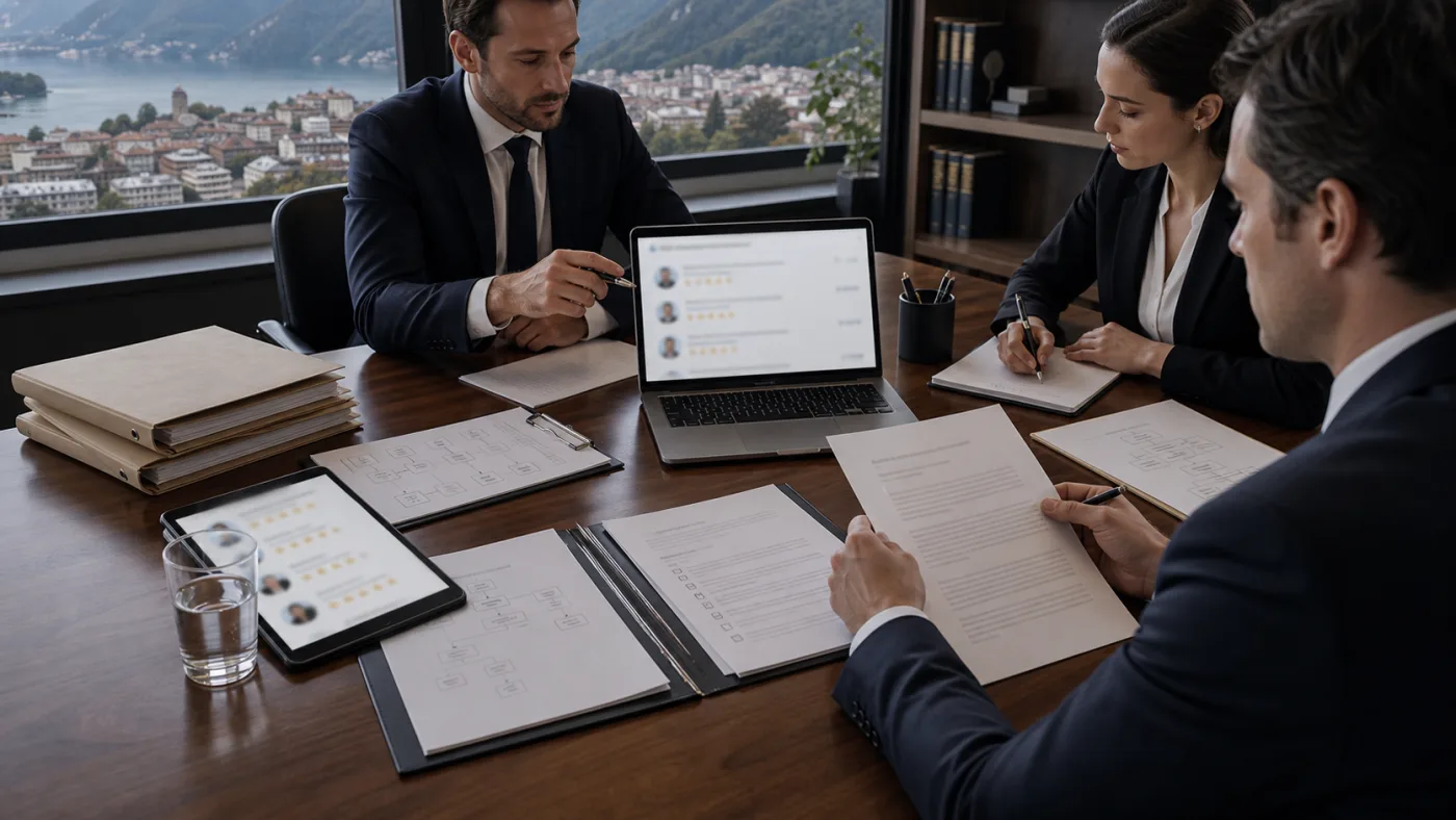Strategia svizzera di rimozione recensioni Google con prova e diffida