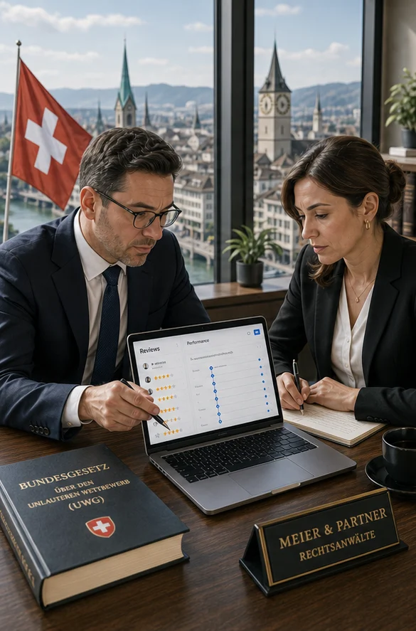 Avis Google accusant une entreprise de suppression d'avis dans Suisse