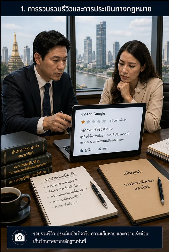 รีวิว Google ที่กล่าวหาว่าธุรกิจซื้อรีวิวปลอมในประเทศไทย