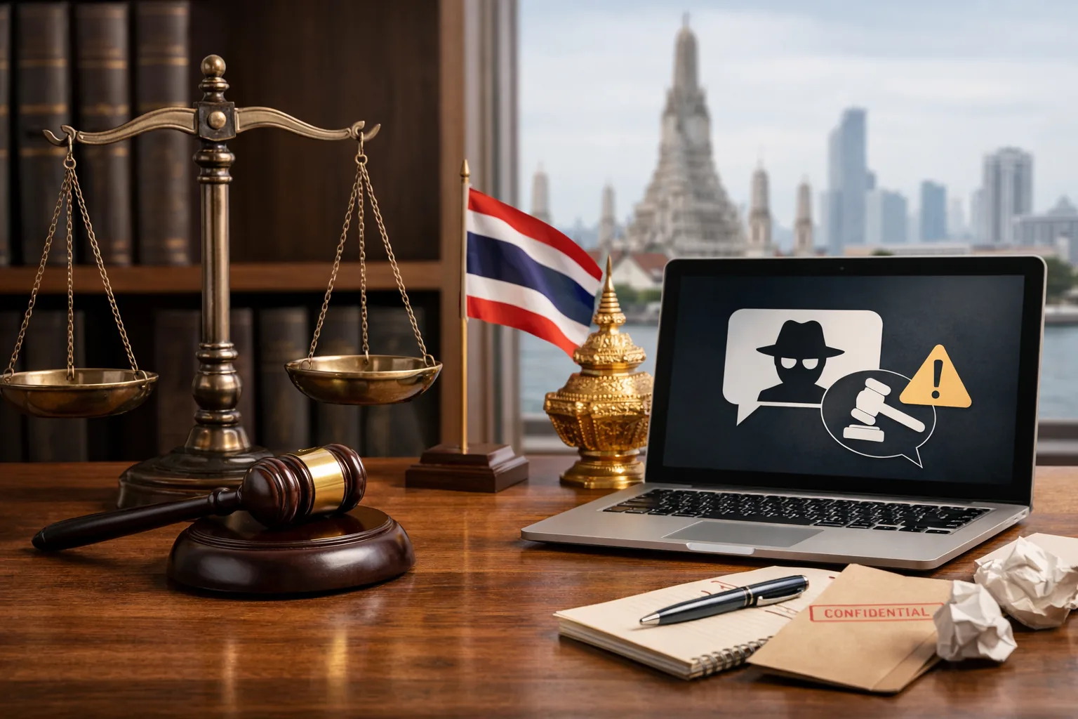 แฟ้มกฎหมายไทยเกี่ยวกับประมวลกฎหมายอาญา มาตรา 326 ถึง 333 และรีวิวออนไลน์