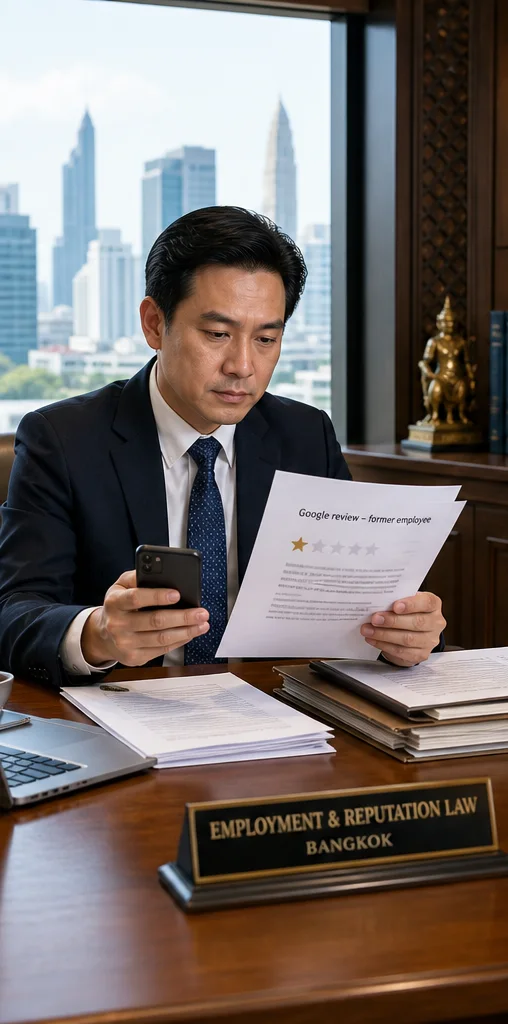Former Employee Google Review In Thailand: Evidence, Removal And Retaliation Risks