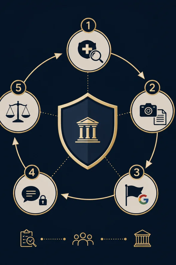 ข้อกล่าวหาเรื่องสุขภาพหรือความปลอดภัยในรีวิว Google ที่ ประเทศไทย: หลักฐานและการขอลบ