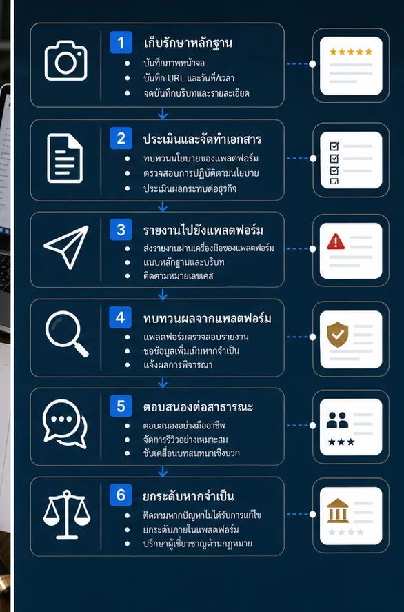 Google Review กล่าวหาธุรกิจที่ระงับการเขียนรีวิวใน ประเทศไทย