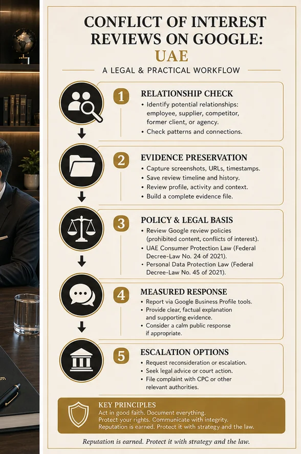 Supplier, Contractor Or Agency Google Reviews In United Arab Emirates: Conflict-Of-Interest Removal Strategy