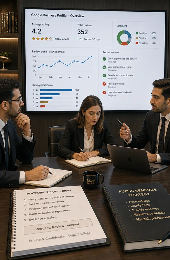 Supplier, Contractor Or Agency Google Reviews In United Arab Emirates: Conflict-Of-Interest Removal Strategy