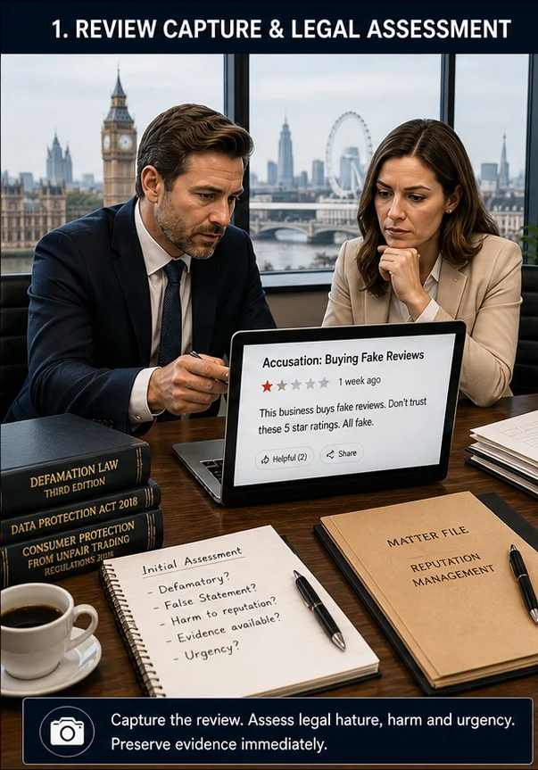 Google Review Accusing A Business Of Buying Fake Reviews In United Kingdom