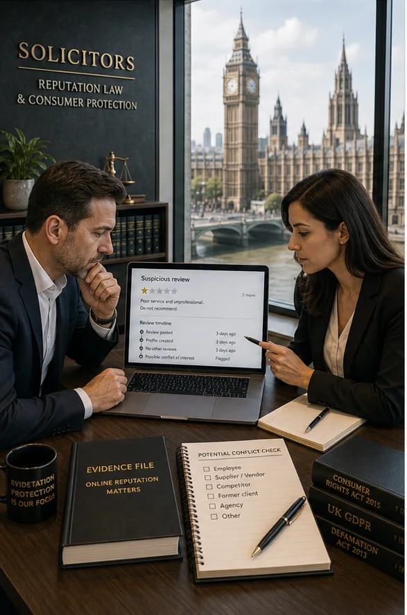 Supplier, Contractor Or Agency Google Reviews In United Kingdom: Conflict-Of-Interest Removal Strategy