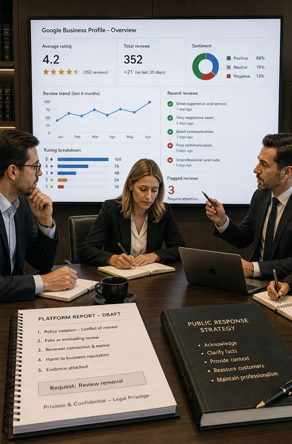 Supplier, Contractor Or Agency Google Reviews In United Kingdom: Conflict-Of-Interest Removal Strategy