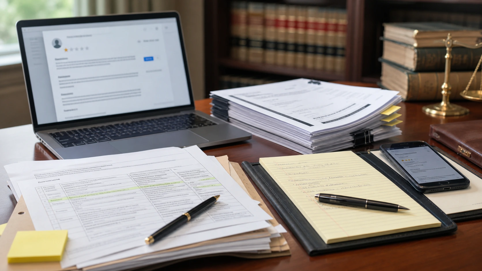 Subpoena-readiness records and Google review evidence file in the United States