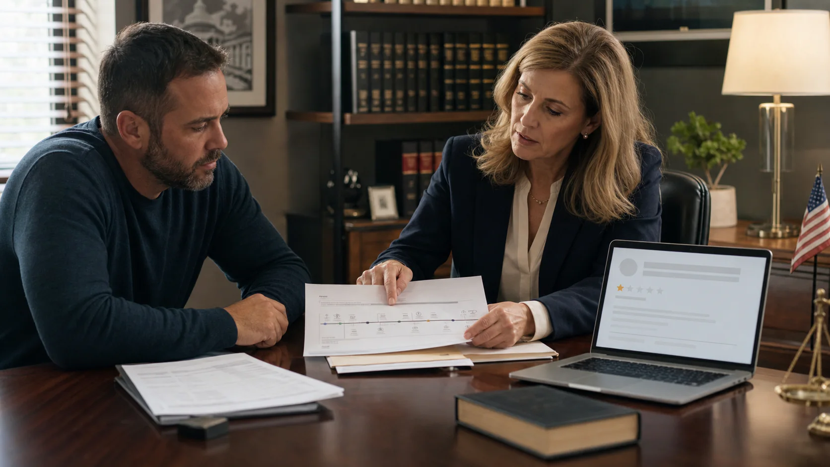 U.S. business owner and attorney applying the substantial-truth test to a harmful Google review