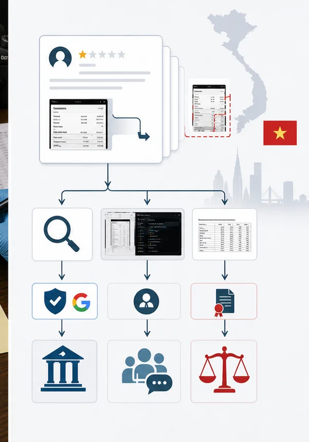Đánh Giá Google Dùng Ảnh Chụp Màn Hình Hoặc Tài Liệu Giả Tại Việt Nam
