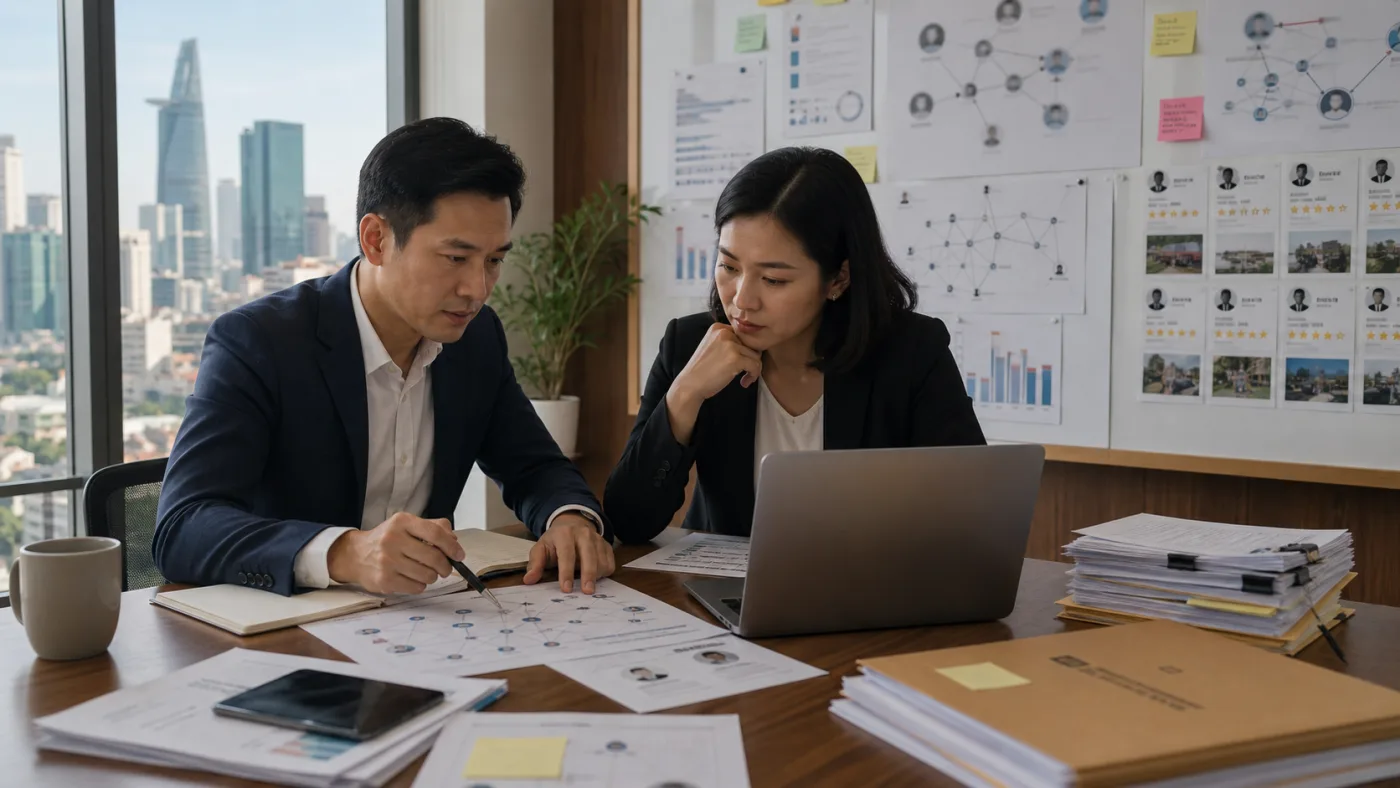 Ho Chi Minh City review pattern analysis board for suspicious Google profiles