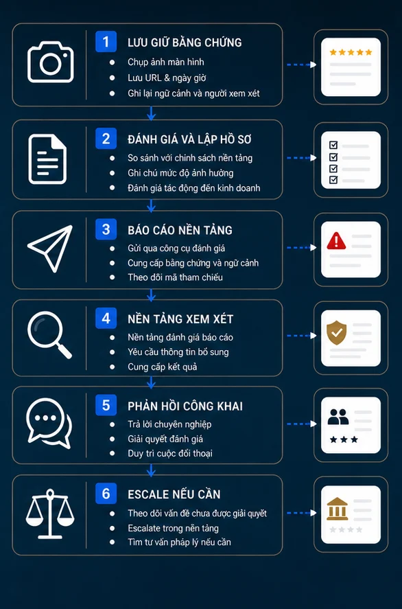 Google Review cáo buộc một doanh nghiệp đàn áp đánh giá ở Việt Nam