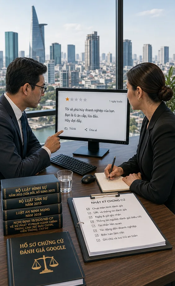 Đánh Giá Google Đe Dọa Hoặc Quấy Rối Nhân Sự: Chiến Lược Gỡ Bỏ Thực Tiễn Tại Việt Nam